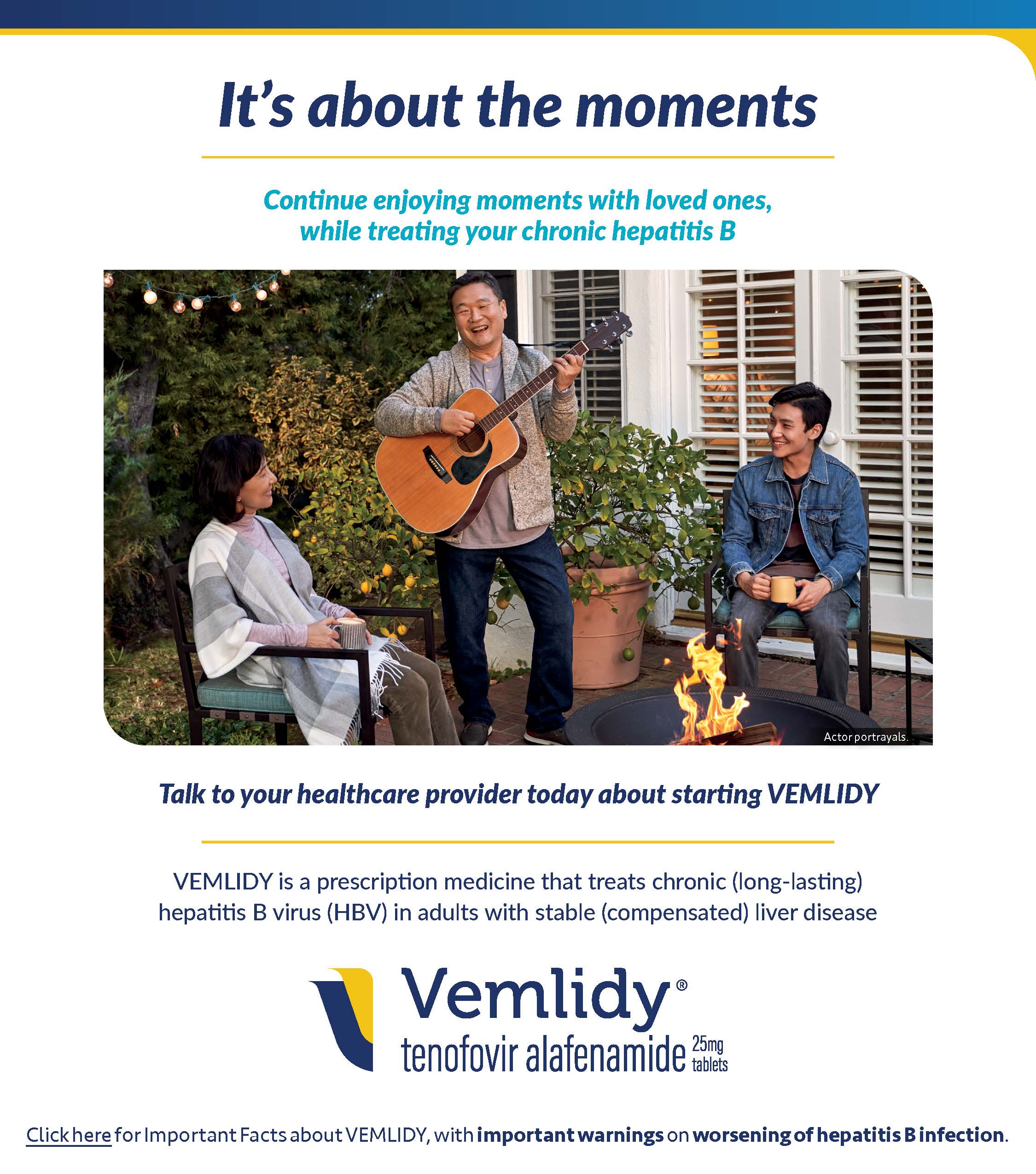 VEMLIDY® (tenofovir alafenamide) patient brochure in English