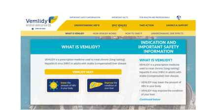 Why Vemlidy page from VEMLIDY® (tenofovir alafenamide) patient site